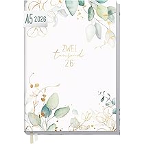 Häfft® Business-Timer 2026 A5 – Wochenplaner Mit Folienprägung, Halb-Stunden-Takt, Nachhaltig & Klimafreundlich