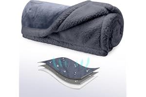 ‎YUNXANIW YUNXANIW Hundedecke, für große oder kleine Hunde, Katzendecke/wasserdichte Decke, Hundedecken groß waschbar/Reisedecke/Fleecedecken für Haustiere/Katzendecken (Dark Grey, 80cm*100cm/1pc)