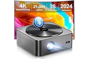 ULTIMEA Projektor Obsluga kina domowego 4K, 700 ANSI lumenów z funkcja unikania przeszkód, korekcja trapezu 6D i autofokus, jasne krawedzie, intuicyjny system operacyjny, natywny projektor 1080P