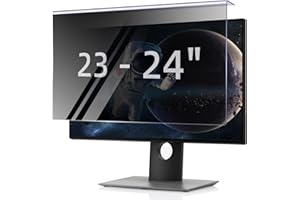 HaruYo 23-24 Inch Hanging Privacy Filter Privacy Screen Protector for 23/23.6/23.8/24 Inch Monitor, Privacy Protector Computer Monitor Screen Filter, Anti-Blue Light/Anti-Glare Privacy Film