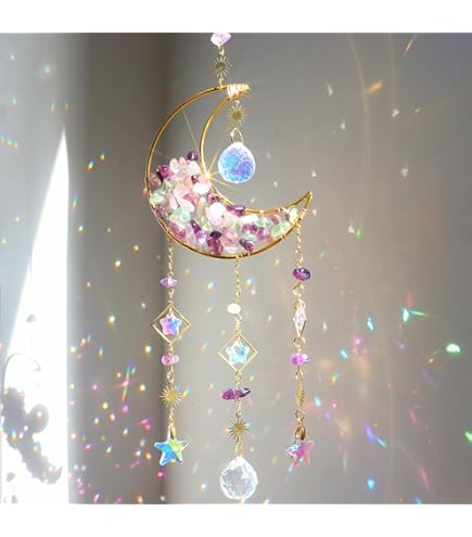 Attrape-soleil En Cristal Suspendu Arc-en-ciel - Décoration œil Magique Pour Mariage