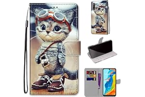 TOMYOU Funda para Huawei P30 Lite, Funda Libro Huawei P30 Lite PU Cuero Carcasa con Flip Case Cover, Funda Móvil Huawei P30 Lite Magnético Carcasa para Huawei P30 Lite/Nova 4e Funda con Tapa