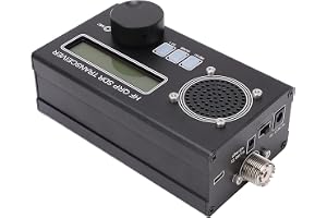 SDR Radiomottagare, SDR Transceiver Inbyggd SSB CW HF QRP med Batteri och Mottagarmikrofon (EU-kontakt)