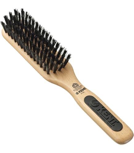 Kent Brushes PF10 Small Handbag Mini Hair Brush - Pure Bristle