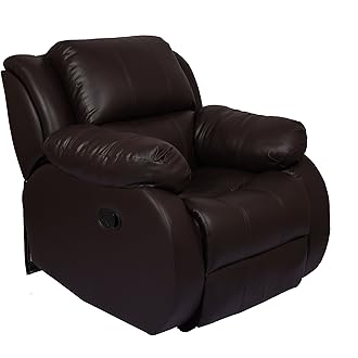 The Couch Cell Multi-ply Hazel Recliner Leatherette, Brown