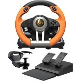 Coverzone Oyun Yarış Direksiyon PXN V3 Pro 180&deg; Yarış Direksiyonu, Evrensel USB Bağlantı Noktası ve Pedallı, PC, PS3, PS4, Xb