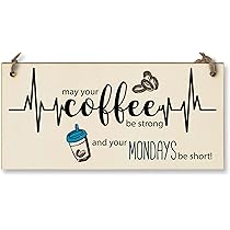 Placa Colgante De Madera Con Texto En Inglés "Pray Hope And Dont Worry Is Useless St