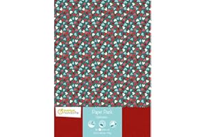 Avenue Mandarine - Ref CC037C - Paper Pack (A3) - Celebration - 96 Sheets, 24 Different Designs, Printed Patterns on 170gsm Paper, Suitable for DIY Projects