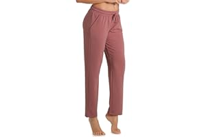 icyzone Femme Pantalons de Jogging Décontracté Pantalon de Sport avec Poches, Longue Jogger Pants