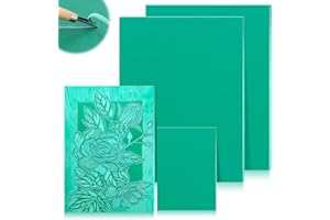 Nuyoah Gummistempel Schnitzblöcke Linoldruck Platte Set Stempelgummi Umweltschonendem Linoleum Platte Sicherheit Präzises Drucken für Druckgrafiken Kunsthandwerk DIY Projekt (2A4+1A5+1A6)