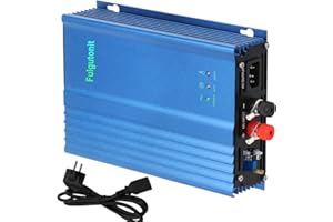 Fulgutonit 500W Onduleur Solaire en Réseau,Prend en Charge Le Module de Batterie 24V & l'entrée du Panneau Solaire,DC26V-45V,Puissance de Sortie Réglable Grid Tie Inverter