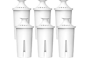 Maxblue Cartucho de Filtro de Agua, Sustituto de Brita® Classic, Mavea® 107007, Aqua Optima® RUF916, Certificado TÜV SÜD y NSF, 6 Paquetes