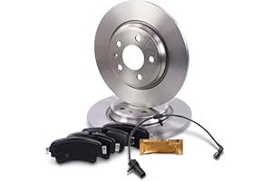 ATEC Germany Set freni asse posteriore incl. dischi freno Ø 300 mm completi + pastiglie freno posteriori Compatibile con AUDI A4 B9 (8WH, 8WJ) (8W2, 8WC) (8W5, 8WD), A5 (F53, F5P)(F57, F5E)(F5A, F5F)