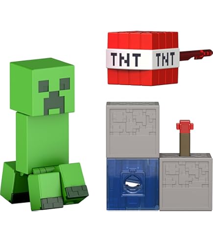 Mattel Minecraft Enderman Figura De Acción 8,25 Cm Con Accesorio Y Pieza De Redstone – Coleccionable Con Articulaciones Móviles