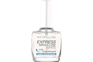 Esmalte de base blanco Gemey Maybelline Express Manucure, blanqueamiento