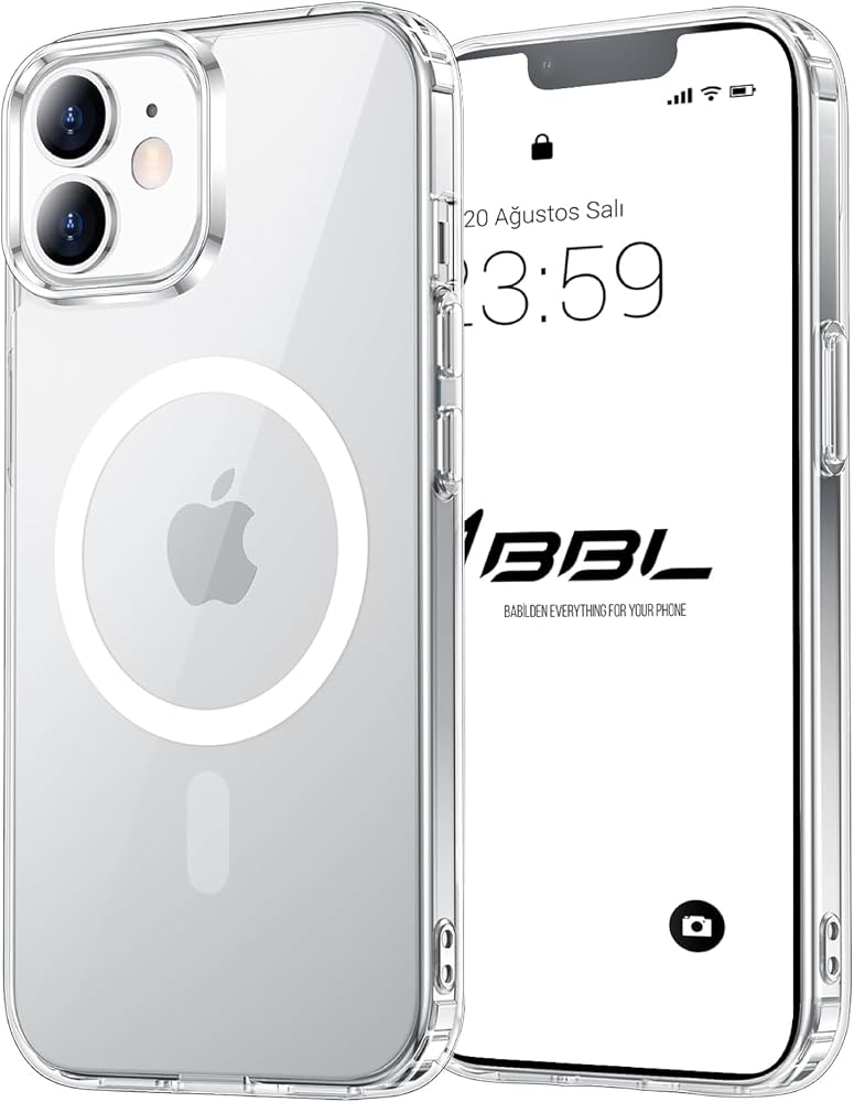 Babilden iPhone 11 İçin Kılıf Kamera Korumalı Magsafe İle Uyumlu Kablosuz Şarj Özellikli Şeffaf Telefon Kılıfı
