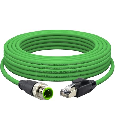 Connecteur Circulaire M12 4 Broches - Mâle & Femelle - IP67 étanche - Pour Aviation, Industrie - 12