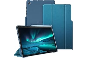 FINTIE Custodia per Samsung Galaxy Tab S6 Lite 10.4'' 2024/2022/2020 con S Pen Holder, Sottile Leggero Case Posteriore Trasparente Cover con Auto Sveglia/Sonno, Teal