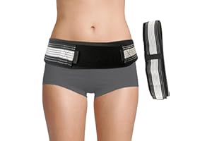 CSDPC Sacroiliac SI Joint Hip Belt ,Durable Anti-Slip Pelvic and Lower Back Support Brace ,Elastic Mesh SI Hip Belt for Pain Relief for Sciatica, Pelvis, Lumbar, Nerve and Leg Pain Stabilizing Compression