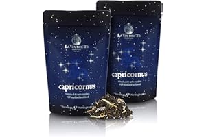 LA VIA DEL TE Capricornus, Miscela di Tè Oolong Profumata, Sacchetto da 50g (Serie Costellazioni) (confezione da 2 pezzi)