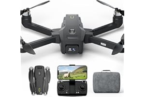KARUISRC Drone con cámara para adultos 4k, Camera ajustable 90°, FPV drone con despegue/aterrizaje con un botón para principiantes, RC Quadcopter con retención de altitud, flip 3D