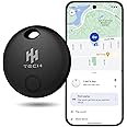 HH-Tech Bluetooth Smart Tag (Black Pack-1) For Android Devices Compatible with Google Find My, Air Tracker Tag, Item Finder, Easily Track Your Wallet, Bag, Suitcase, and More (Android ONLY)