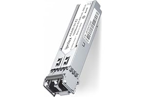 Ipolex 1.25G SFP multimodo LC Transceptor,1000Base-SX Mini GBIC módulo Compatible con Cisco GLC-SX-MMD, Meraki MA-SFP-1GB-SX, Ubiquiti UF-MM-1G, Mikrotik, etc. (MMF, 850-nm, 550 Metros) 1 Pieza.