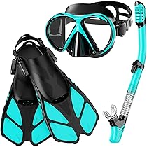Set Snorkeling Completo Per Adulti - Maschera, Boccaglio Dry Top E Pinne - Con Borsa - Foto 12