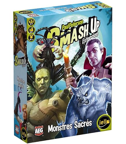 IELLO Smash Up Erweiterung „Zufällige Ähnlichkeiten“ – 4 Neue Decks, Auf Französisch, Für Mehr Spielspaß