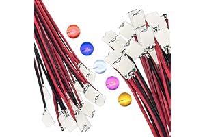 GERUI 50 st mikro LED-dioder, varmvit, rosa lila, blå, röd