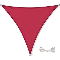 CelinaSun Sonnensegel Sonnenschutz Garten Balkon und Terrasse PES Polyester Wetterschutz wasserabweisend imprägniert Schattenspender Dreieck