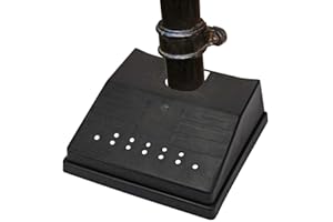 Greenfields Outdoor Garden Drain Cover for Leaves Outside Black Plastic Gutter Grid Anti Leaf Blockage Guard Stopper for Garden Grates Easy Leaf Free Drainage Tidy Drain Cover (1)