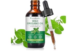 IWKDIJ Oregano Oil 60ml Natürliche - Oreganoöl TropfenI mit +Carvacrol，Wasserdampfdestillation gewonnen，für maximale Reinheit und Konzentration