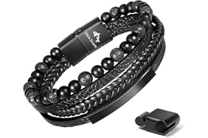 Dora Sicom Bracciale uomo in pelle da - Mostra l'eleganza maschile