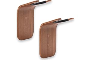 BONFOIS Guitar Wall Hanger, Safe Guitar Wall Mount for Acoustic/Ukulele, Space Saving Guitar Accessories, Easy to Install Guitar Hook, Elegant Design, Guitar Stand for