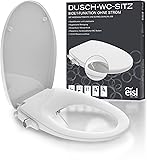 EISL Shower toilet seat (no power connection required for shower function), toilet seat with bidet insert, butt shower and au
