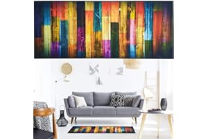 KLYNGTSK Antypoślizgowa mata łazienkowa, flanelowy chodnik do przedpokoju, chodnik kuchenny, dywan, chłonny dywanik łazienkowy, boho, do ochrony podłogi, sypialni, korytarza, korytarza, na zewnątrz,