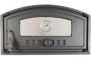 ‎SELLON Sellon24® Backofentür aus Gusseisen Ofentür Pizzaofentür Steinofentür Brotofen H1008