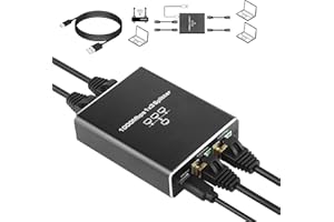 SinLoon LAN Splitter 1 bis 3, 1000/100 Mbit/s Ethernet-Switch, 3-Port-Gigabit-Netzwerk-Switch, Netzwerk-Splitter mit USB-Netzkabel, geeignet für Computer, Hubs, Switches, Router, ADSL usw.