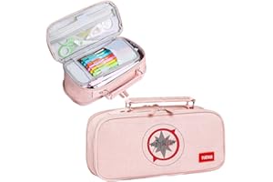 ZHENGGE Kpop Stray Kids Federmäppchen, großes Fassungsvermögen, Aufbewahrungstasche für Geschenke, Rose, 24x11x6 cm, Federmäppchen