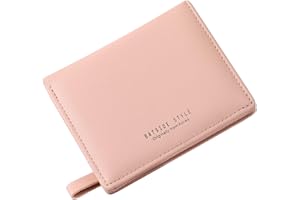 RRANCharltu Portafoglio Donna Piccolo in Pelle Portamonete Piccoli con Cerniera e chiusura a Scatto Scomparti per Carte Multipli