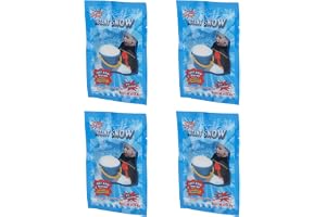 Annadue Instant Snow Powder 20ST Artificiell snö Falsk Snödekoration, Lägg Till Vatten Expanderar Till Dubbel Storlek, Realis