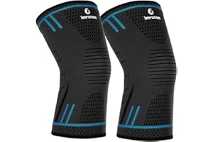 imrusan Ginocchiera Compressione Ginocchio, Ginocchiera Supporto Sportiva per Uomo Donna - Calcio Pallavolo Basket Crossfit