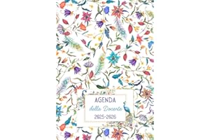 Agenda della Docente: settimana su 2 pagine, valutazioni, calendario e giorni festivi, consigli di classe