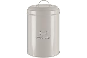 Premier Housewares Ltd 0507519 - Adore Pets 1.2 Litro Bote para conservar Alimentos, Clever Cat, Color Natural, 11 x 11 x 18 cm