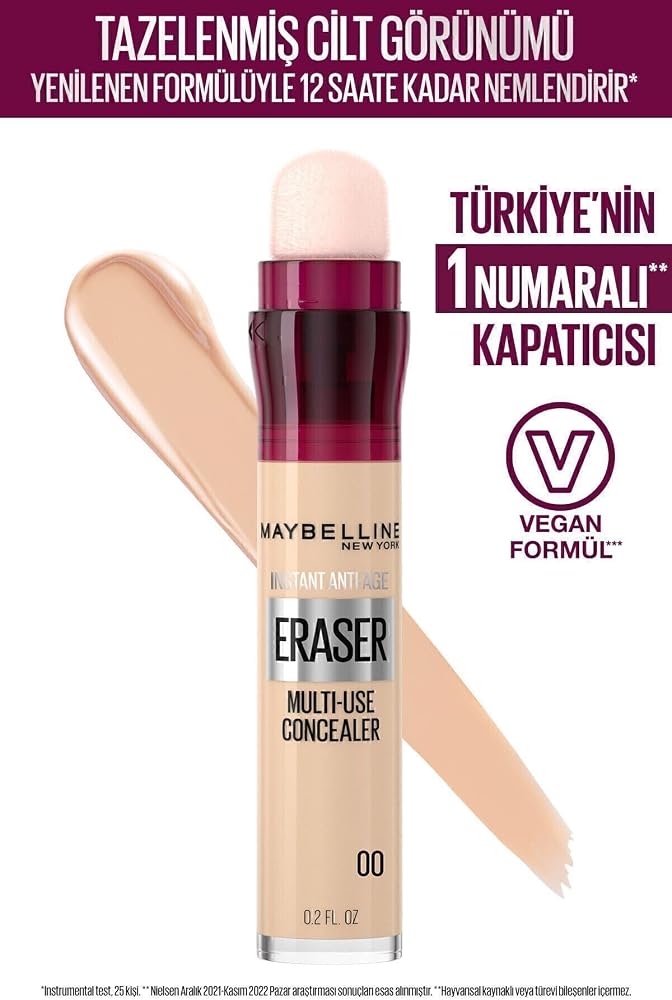 Maybelline New York Instant Anti Age Eraser Kapatıcı 00 Ivory, IARCNCLR