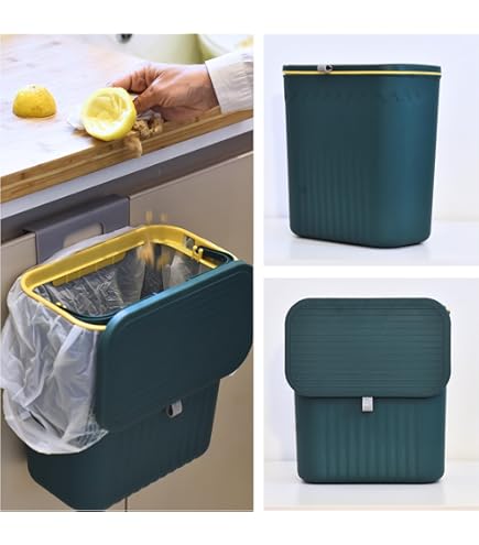 PATTUMIERA RIGIDA IN PLASTICA DA PORTA CON TASCA BICOLORE PER CAMPER