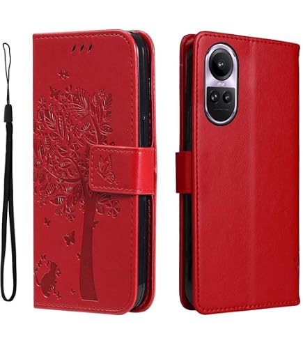 per Oppo A60 5G Custodia, Flip Wallet Case in Pelle con 6