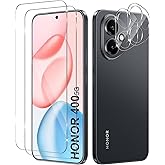 Yenwen 2 Pieces Screen Protector for Honor 400 5G with 2 Pieces Camera Lens Protector, Ultra HD Tempered Glass, 9H Hardness,