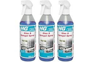 H.G. HG 142050105 Glass and Mirror Spray Glass Cleaner (2 + 1 Free) Pack of 3